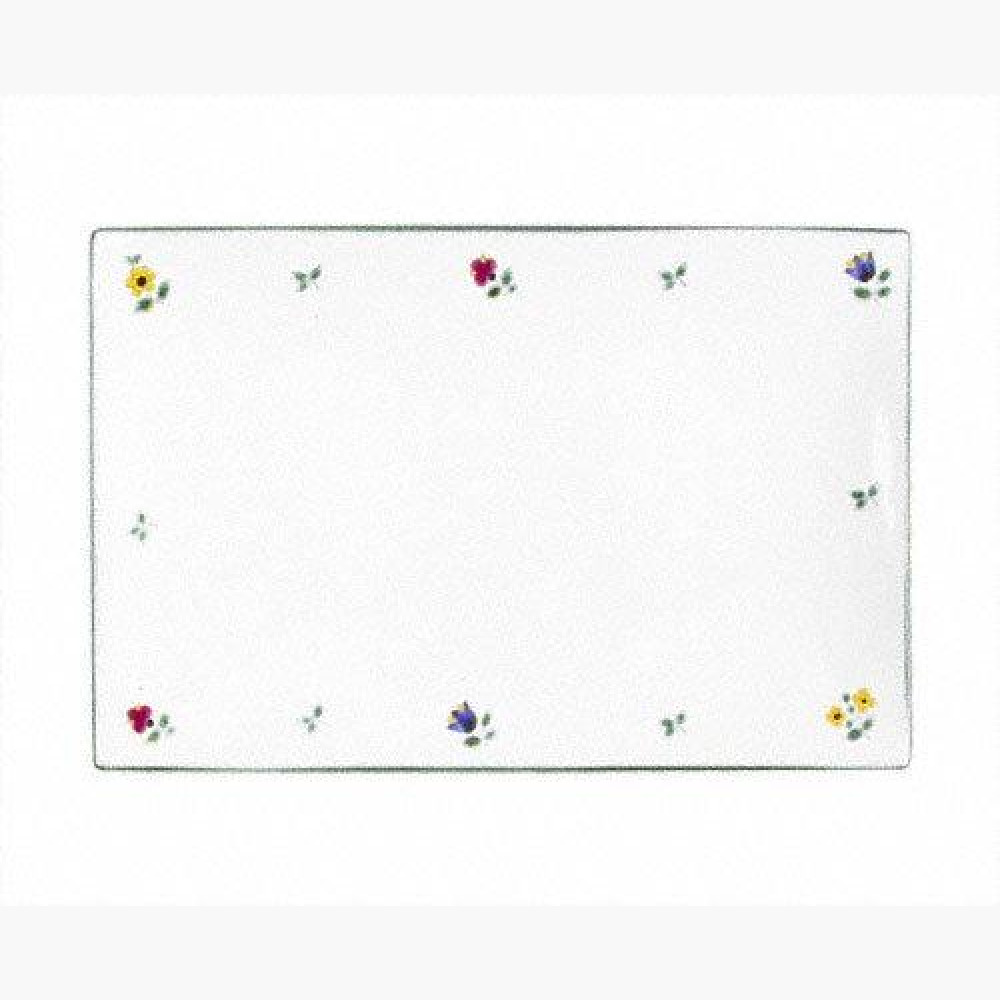 Gmundner Keramik Streublumen Rectangular plate 30 x 20 cm