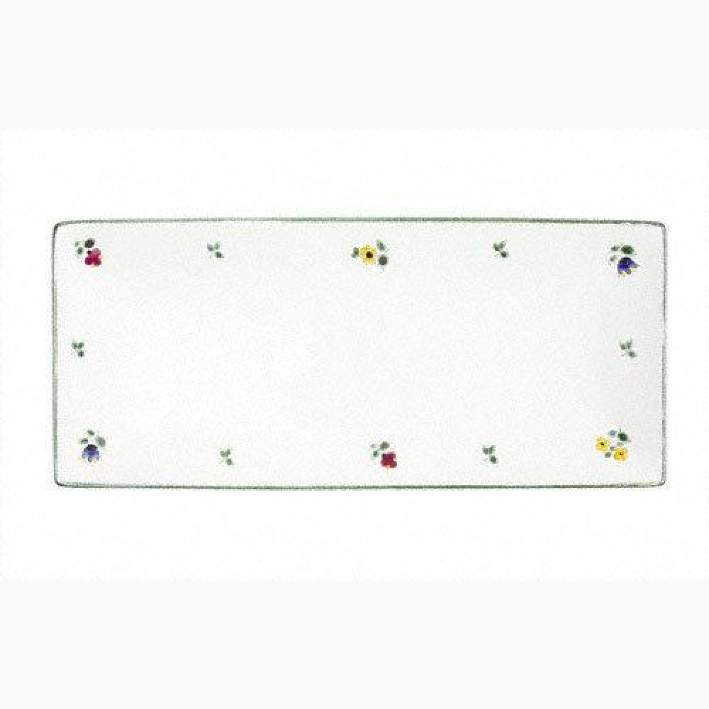 Gmundner Keramik Streublumen Rectangular plate 30 x 15 cm