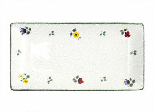 Gmundner Streublumen Piatto Da Spuntino 22x11 Cm - Fatto A Mano In Austria - 2