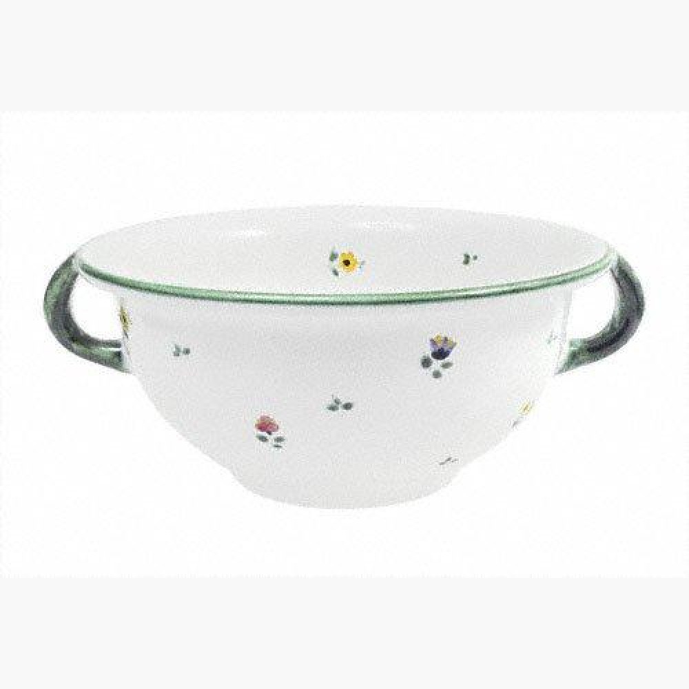 Gmundner Keramik Streublumen Bowl with handle 25 cm