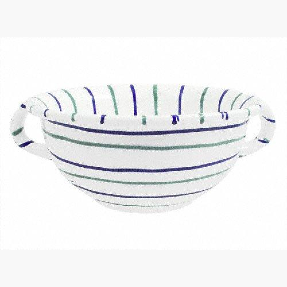 Gmundner Keramik Traunsee Bowl with handle 25 cm