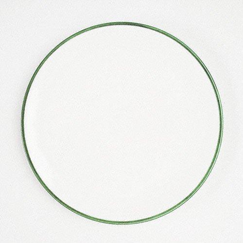 Gmundner Keramik Grüner Rand Dining plate diameter: 28 cm / height: 2.6 cm