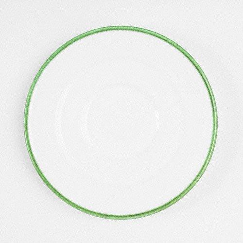 Gmundner Keramik Grüner Rand Kaffee Untertasse Gourmet 16 cm