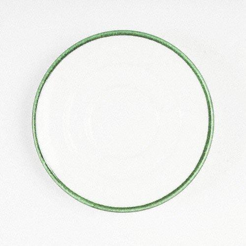 Gmundner Keramik Grüner Rand Espresso Untertasse 11 cm