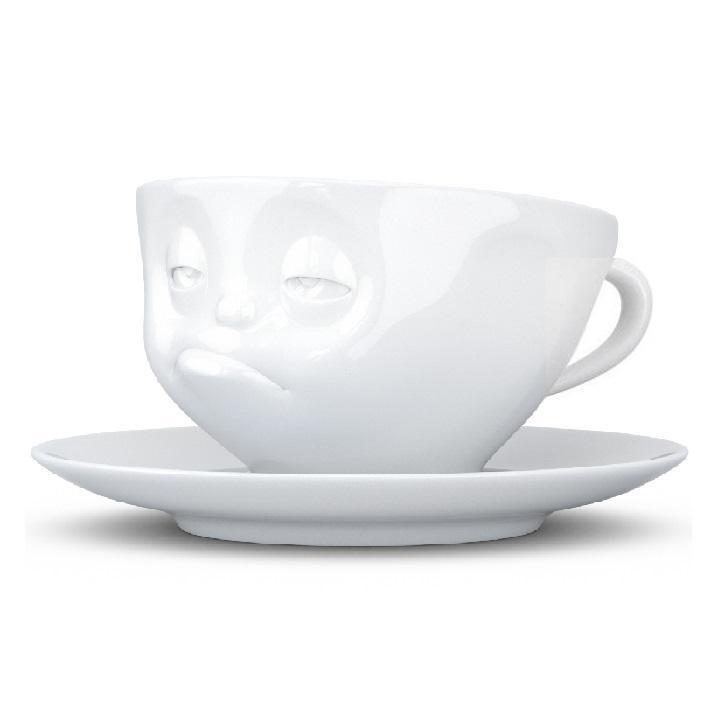 TV Tassen Kaffeetasse weiß verpennt 0,20 L