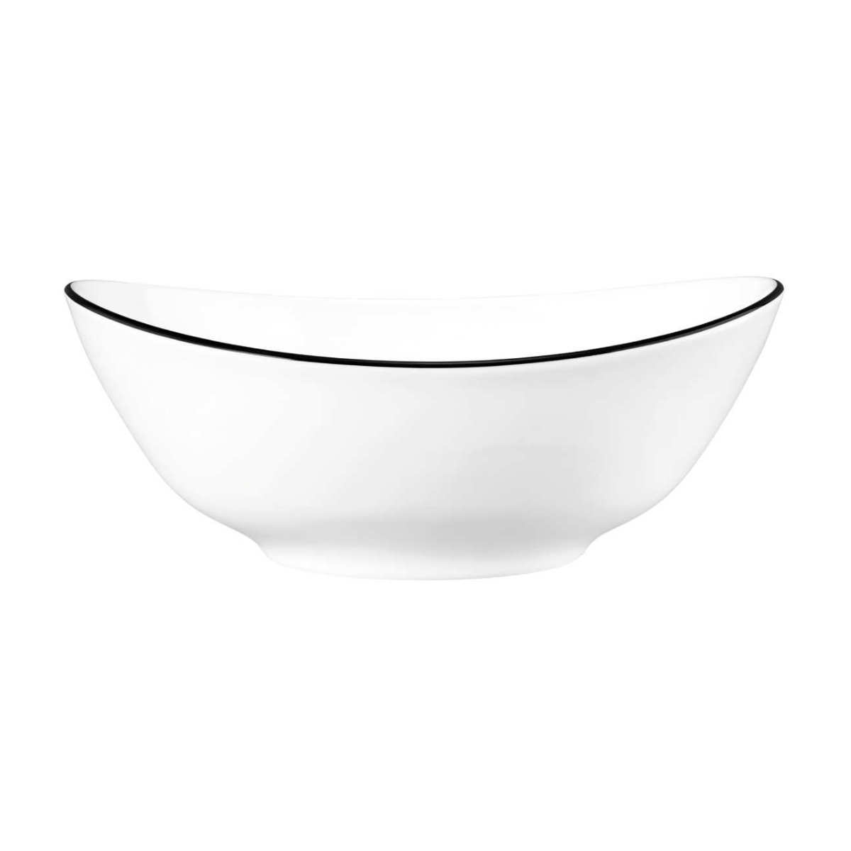 Seltmann Weiden Modern Life Black Line Schüssel oval 25,5 cm