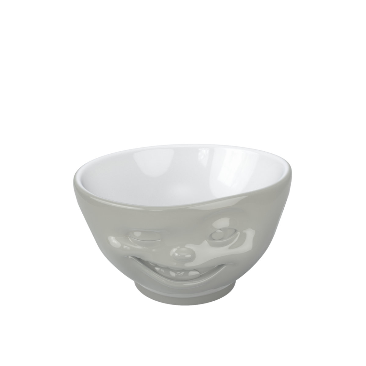 Fiftyeight Products TV Tassen Schale grau zwinkernd 0,5 L TV Tassen T010826