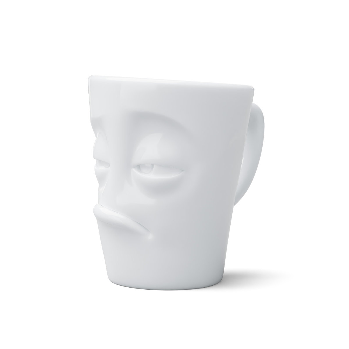 Fiftyeight Products TV Tassen White Mug Overslept 0.35 L